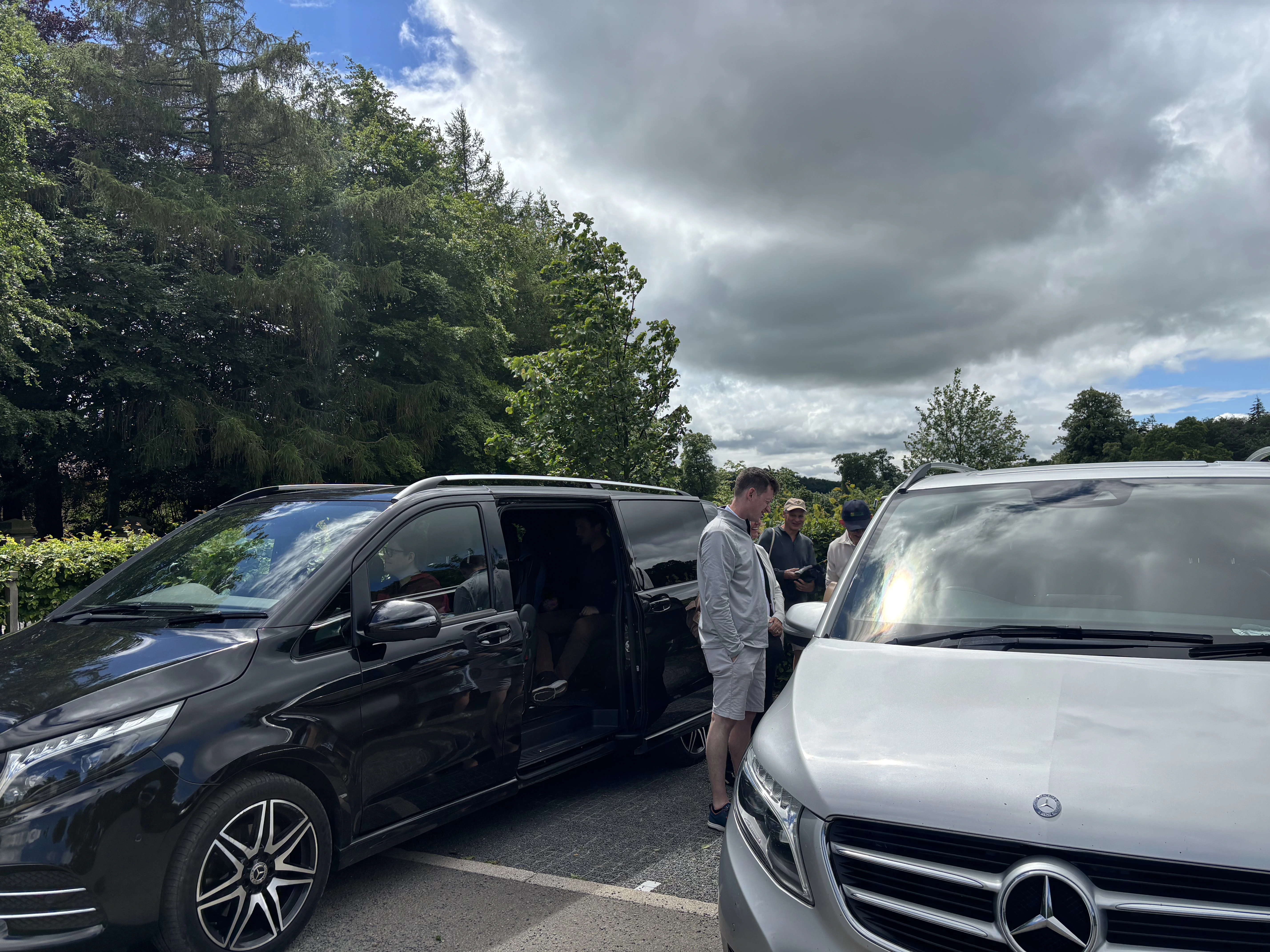 A Mercedes-Benz V-Class on a private Yorkshire tour
